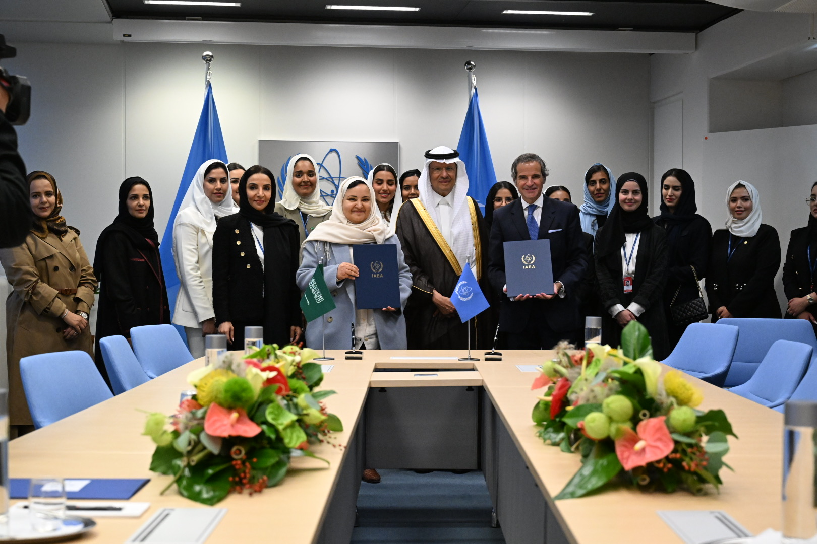 In the presence of HRH Minister of Energy, IAEA and Women and Energy Association sign memorandum of understanding